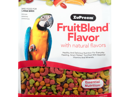 ZuPreem FruitBlend Flavor with Natural Flavors Avian Diets Large Bird Food Cheap