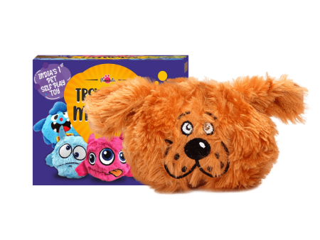 Pawsindia Trembling Monster Toy for Dogs (Brown) Online Hot Sale