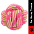 Trixie Rope Ball Toy for Dogs (Pink) Cheap