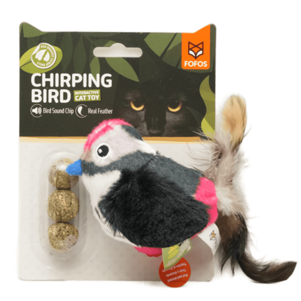 Fofos Black Bird with Catnip Balls Interactive Toy for Cats (Black) Sale