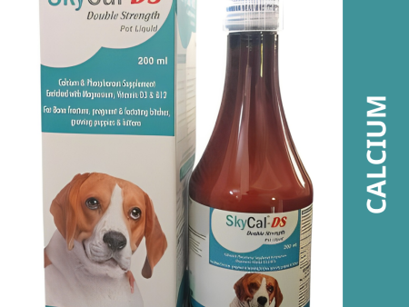 Skyec Sky Cal Pet DS Calcium Supplement for Dogs and Cats (200ml) Discount