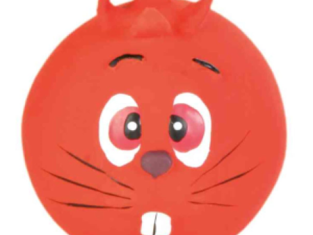 Trixie Animal Faces Latex Ball Toy for Dogs (Pink) Discount