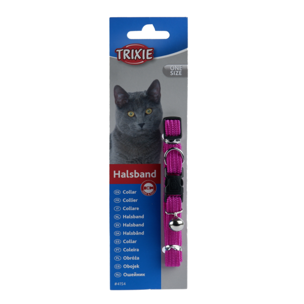 Trixie Elastic Collars with Bell for Cats (Purple) Online now