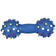 Trixie Vinyl Dumbbell Toy for Dogs (Blue) Fashion