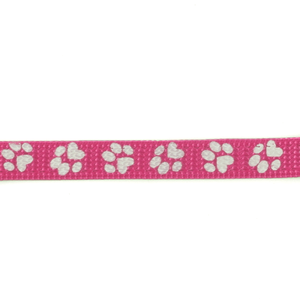 Basil Printed Collar for Cats & Puppies (Pink) Supply