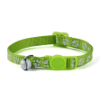 Basil Printed Collar for Cats & Puppies (Green) Supply