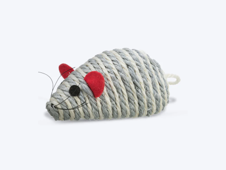 Trixie Mouse Shaped Sisal Toy for Cats (Grey) For Cheap