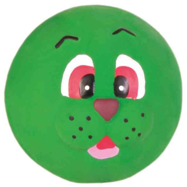 Trixie Animal Faces Latex Ball Toy for Dogs (Green) Online Sale