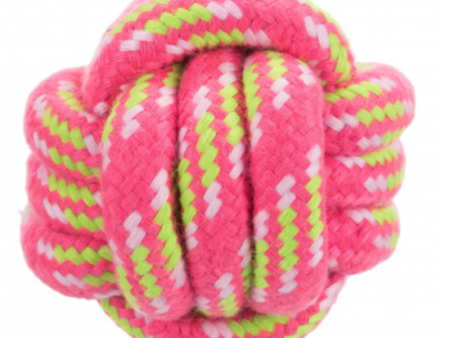 Trixie Rope Ball Toy for Dogs (Pink) Cheap