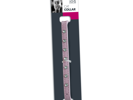 M Pets Diamond Collar for Cats (Pink) For Cheap