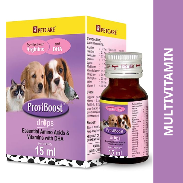 Petcare Proviboost drops Multi Vitamin Supplement for Puppies and Kitten (15ml) Cheap