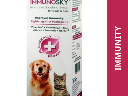 Skyec Immunosky Immunity Booster Syrup for Dogs & Cats (200ml) Fashion