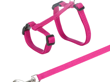 Trixie Harness with Leash for Cats & Kittens (Pink) Hot on Sale