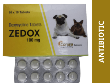 Corise Zedox (Doxycycline) Tablets for Dogs and Cats (pack of 10 tablets) Fashion