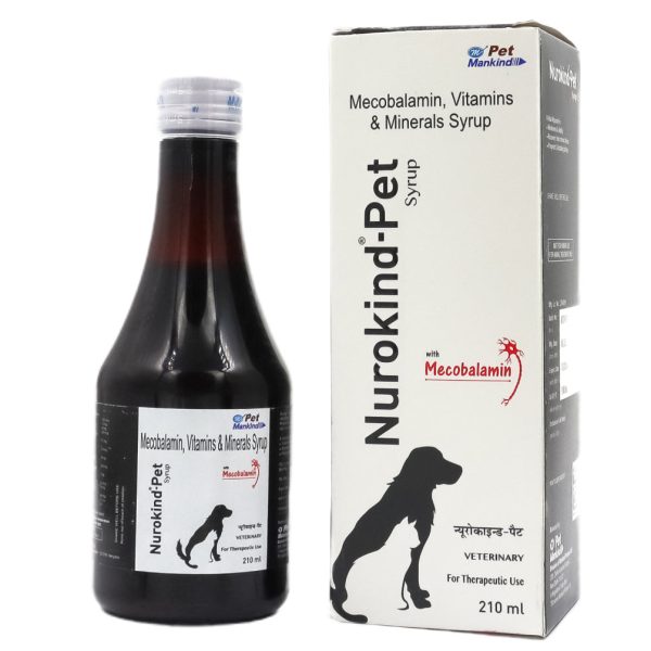 Mankind Nurokind Pet Syrup Multi Vitamin Supplement for Dogs and Cats (210ml) on Sale