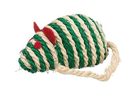 Trixie Mouse Shaped Sisal Toy for Cats (Green) Cheap