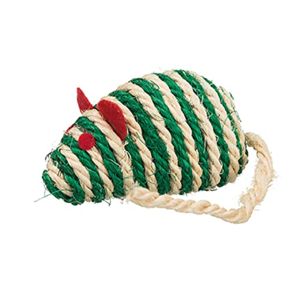 Trixie Mouse Shaped Sisal Toy for Cats (Green) Cheap