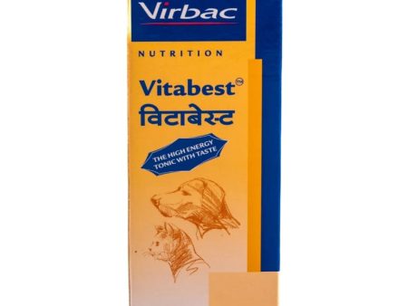 Virbac Vitabest Multi Vitamin Supplement for Dogs and Cats (150ml) Sale