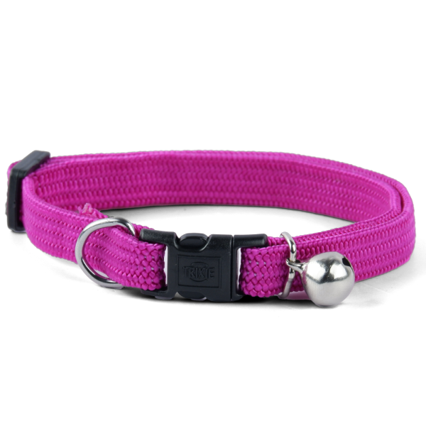 Trixie Elastic Collars with Bell for Cats (Purple) Online now