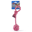 Trixie Playing Rope Loop with Woven in Ball Toy for Dogs (Pink) Supply