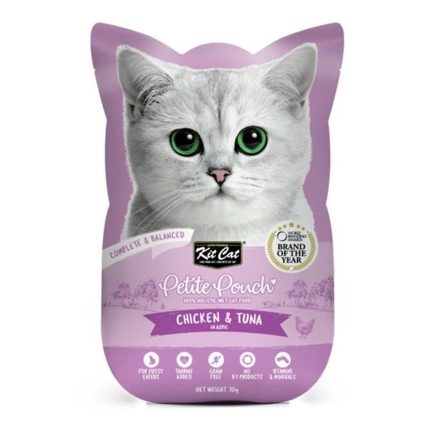 Kit Cat Chicken and Tuna Cat Wet Food For Discount