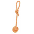 Trixie Playing Rope with Woven in Ball Toy for Dogs (Orange) Online now