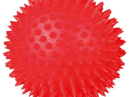 Trixie Hedgehog Ball Vinyl Toy for Dogs (Red) For Cheap