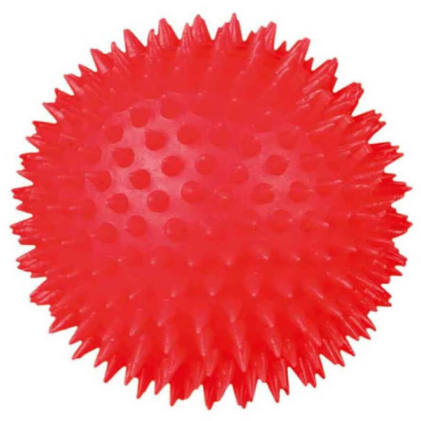 Trixie Hedgehog Ball Vinyl Toy for Dogs (Red) For Cheap