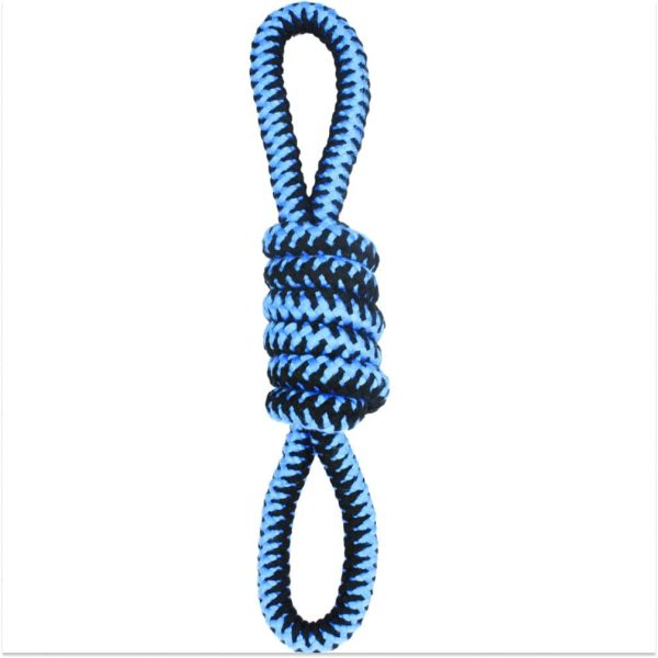 M Pets Twist Node Toy for Dogs (Blue) Fashion