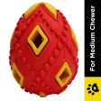 Pawsindia Egg Bell Toy for Dogs (Red) Online now