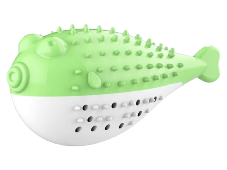 Emily Pets Puffer Fish Shaped with Catnip Toy for Cats (Green) Online now