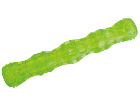 M Pets Squeaky Stick Toy for Dogs (Green) Online Hot Sale