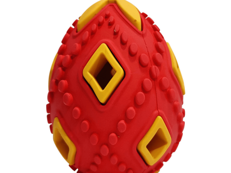 Pawsindia Egg Bell Toy for Dogs (Red) Online now