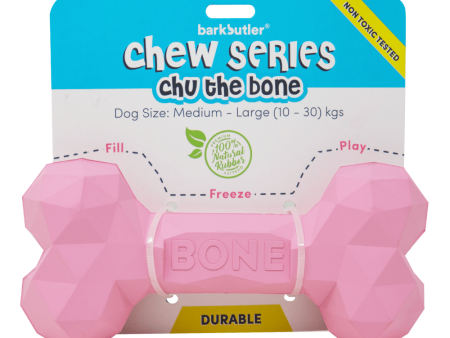 Barkbutler Chu the bone Treat Dispensing Toy for Dogs (Pink) Online