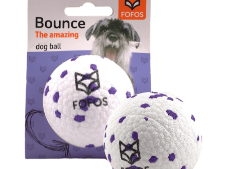 Fofos Super Bounce Chew Ball for Dogs (White) Online