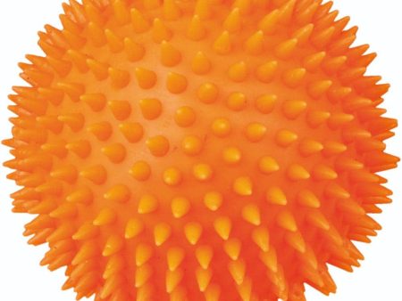 Trixie Hedgehog Ball Vinyl Toy for Dogs (Orange) Online Hot Sale