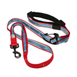 Kurgo Quantum 6 in 1 Dog Leash (Barn Red) For Sale