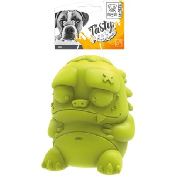 M Pets Rex Treat Dispenser Toy for Dogs (Green) For Sale