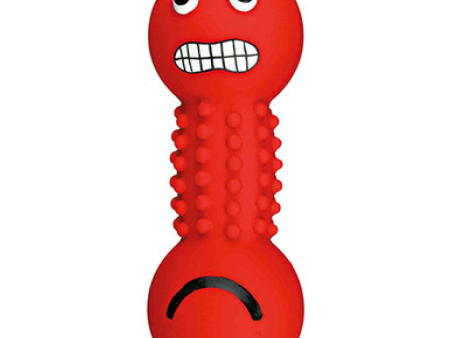 Trixie Smiley Dumbbell with Motifs Latex Toy for Dogs (Red) on Sale