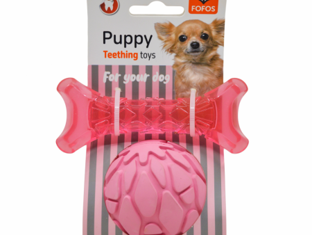 Fofos Milk Bone & Ball Toy for Dogs (Pink) Cheap