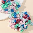 Wholesale 100pcs pack Cartoon Colorful Rabbit Soft Pottery Sliced Beads Hot on Sale