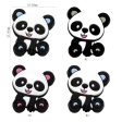 Wholesale 2pcs Silicone Baby Panda Molar Beads Fashion