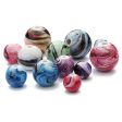 Wholesale 100pcs pack Mixed Color Ink Painting Resin Round Beads Supply