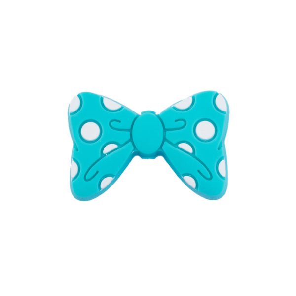 Wholesale 10PCS Silicone Bow Knot Grinding Teeth Cartoon Beads Online Sale