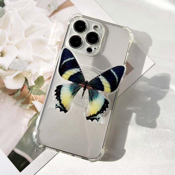 Wholesale Acrylic Butterfly Drop Glue Mobile Phone Holder For Sale