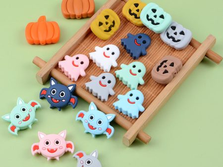 Wholesale 20PCS Silicone Halloween Cartoon Beads Supply