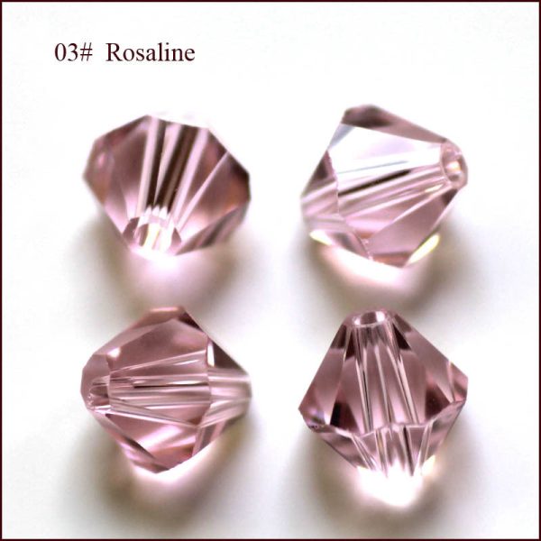 Wholesale 500pcs Crystal Glass Rhombus Beads Fashion