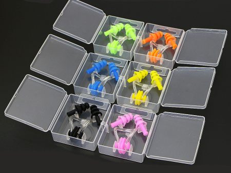 Wholesale Boxed Swimming Nose Clip Earplugs Swimming Equipment For Sale