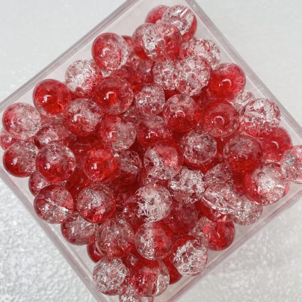 Wholesale 50pcs pack 10mm Crack Popped Beads For Sale