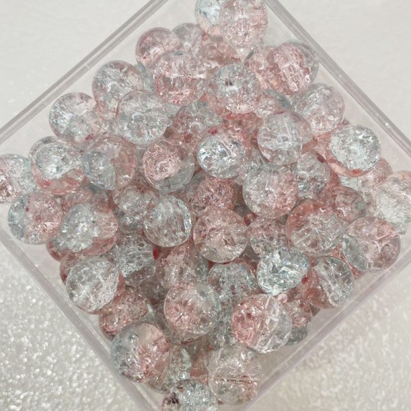 Wholesale 50pcs pack 10mm Crack Popped Beads For Sale